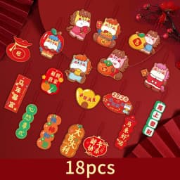 Chinese New Year Hanging Ornament Spring Festival 2026 Decorations Wall Window Hanging Accessories Horse Year Decor
