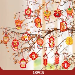 Chinese New Year Hanging Ornament Spring Festival 2026 Decorations Wall Window Hanging Accessories Horse Year Decor