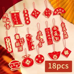 Chinese New Year Hanging Ornament Spring Festival 2026 Decorations Wall Window Hanging Accessories Horse Year Decor