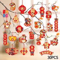 Chinese New Year Hanging Ornament Spring Festival 2026 Decorations Wall Window Hanging Accessories Horse Year Decor