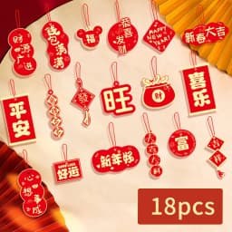 Chinese New Year Hanging Ornament Spring Festival 2026 Decorations Wall Window Hanging Accessories Horse Year Decor