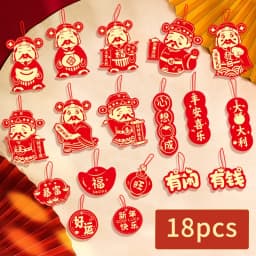 Chinese New Year Hanging Ornament Spring Festival 2026 Decorations Wall Window Hanging Accessories Horse Year Decor