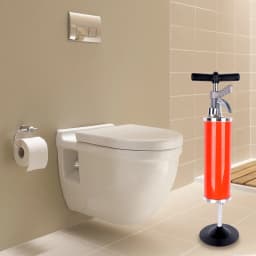 Manual Drain Plunger | Clog Remover for Kitchen Sink & Shower Drain | Toilet Plumbing Tool Kit