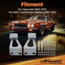 Sheet Metal Mounts Brackets 2pcs For Chevrolet GMC + Small Block Engin