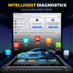 Autel MaxiCOM Ultra Lite S Scanner Car Intelligent Diagnostic Tools Advanced ECU Programming&Coding,40+ Services PK MS909 Elite2