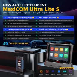 Autel MaxiCOM Ultra Lite S Scanner Car Intelligent Diagnostic Tools Advanced ECU Programming&Coding,40+ Services PK MS909 Elite2