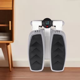 Grey Fitness Stepper Portable Fitness Stepper Fitness Mini Stepper For Home Office Workout Gym For Weight Loss Shaping Etc