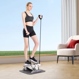 Grey Fitness Stepper Portable Fitness Stepper Fitness Mini Stepper For Home Office Workout Gym For Weight Loss Shaping Etc