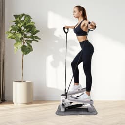 Grey Fitness Stepper Portable Fitness Stepper Fitness Mini Stepper For Home Office Workout Gym For Weight Loss Shaping Etc