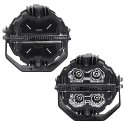 Round LED Driving Lights 5" Spot Flood Combo 178W White DRL Off Road Light Pods
