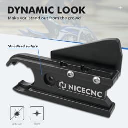 NiceCNC ATV Chain Guide Guard Cover Protector Protection for YAMAHA YFZ450R YFZ 450R 450 R 2009-2022 2010 Aluminum Accessories