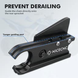 NiceCNC ATV Chain Guide Guard Cover Protector Protection for YAMAHA YFZ450R YFZ 450R 450 R 2009-2022 2010 Aluminum Accessories