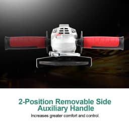 1100W 125mm Electric Angle Grinder 6 Speed Control Variable Speed Toolless Guard Cutting Grinding Metal Stone Power Tools