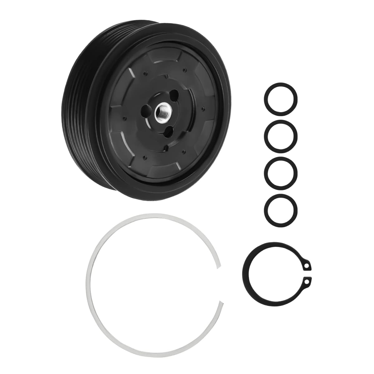 PREMIUM PULLEY CLUTCH HUB COMPRESSOR for AUDI A4 B5 B6 B7 8E 8D 4E0260805J New