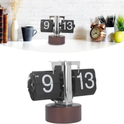 Automatically Flipping Clock with Time Page Turning.Full of Sense of Technology.For Home Decoration.Battery Included as Gift