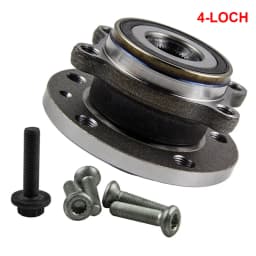 Front Left Right 4-hole Wheel Bearing Hub For Vw Caddy Golf Mk 5/6/7 Audi