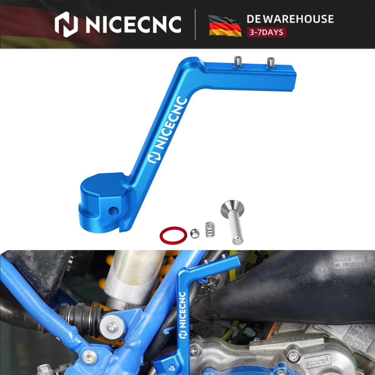 NICECNC For Yamaha YZ85 YZ 85 2002-2018 Motorcycle Aluminum Kick Start Starter Lever Pedal 2017 2016 2015 2014 5PA-15620-01-00