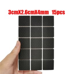 Rubber Pads For Chair Leg Furniture Anti Slip Mat Bumper Damper Self Adhesive Table Feet Protector Floor Protector Pads Hardware