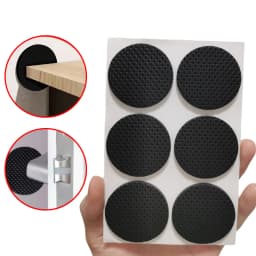 Rubber Pads For Chair Leg Furniture Anti Slip Mat Bumper Damper Self Adhesive Table Feet Protector Floor Protector Pads Hardware