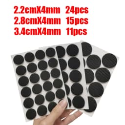 Rubber Pads For Chair Leg Furniture Anti Slip Mat Bumper Damper Self Adhesive Table Feet Protector Floor Protector Pads Hardware
