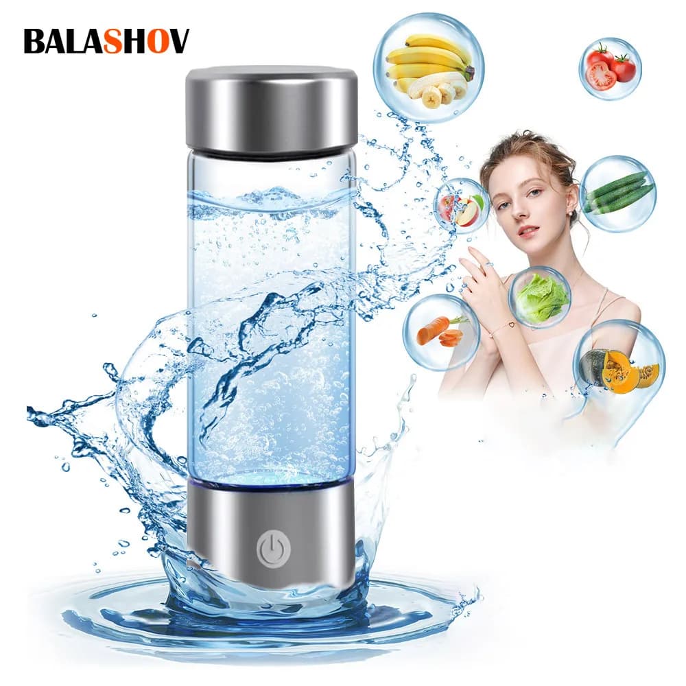 Hydrogen-Rich Water Cup Electric Hydrogen Rich Water ml Generator kick Titanium Quality Filter Portable Antioxidant Lonizer