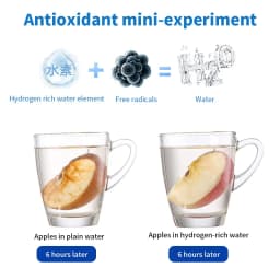 Hydrogen-Rich Water Cup Electric Hydrogen Rich Water ml Generator kick Titanium Quality Filter Portable Antioxidant Lonizer