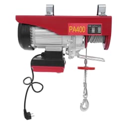 200-400kg Electric Hoist Lifting Crane Cable Hoist Winch for Agriculture,Factory,Dock,Mine,Warehouse,850W Aluminum Wire Motor