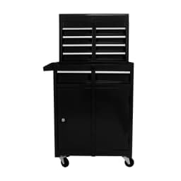 5 Drawers Garage Tool Box Heavy Duty with Rolls Removable Top and Adjustable Shelves for Workshop Tools Storage