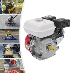 4 Stroke Gasoline Engine 7.5hp Red Gas Engine 20mm Shaft for Generator Pump Mower Power Supply