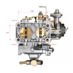 Artudatech 32/36 DGV DGEV DGAV 2 Barrel Carburetor 22680 For Toyota For Nissan