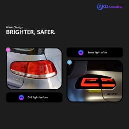 CG Car Styling LED Tail Lamp for VW Golf 6 Tail Lights 2009-2013 Golf Vi MK6 LED DRL Dynamic Signal Reverse auto Accessories
