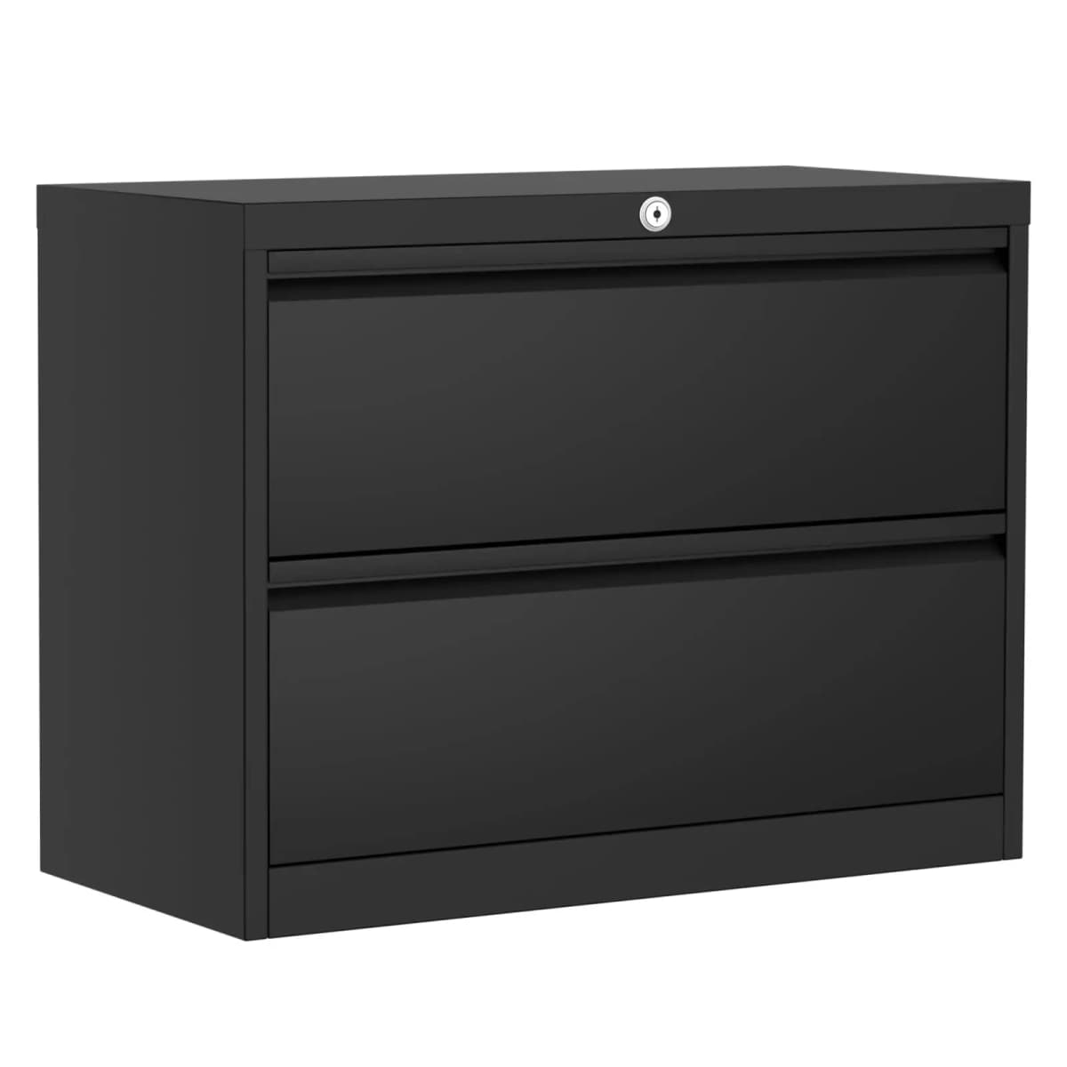 2-Drawer Metal File Cabinet with Lock, Heavy Duty Filing Cabinet for Letter/Legal/A4/F4 Documents –Vertical Storage Organizer