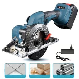 DWiusty 5 Inch Brushless Electric Circular Saws 0-45° Adjustable 125mm Multifunctional Cutting Tool For Makita 21V Battery