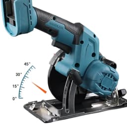 DWiusty 5 Inch Brushless Electric Circular Saws 0-45° Adjustable 125mm Multifunctional Cutting Tool For Makita 21V Battery