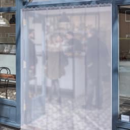 Transparent Strip Door Curtain with Pre-drilled Holes 1.05x2m Clear Industrial Strip PVC Strip Door Curtain