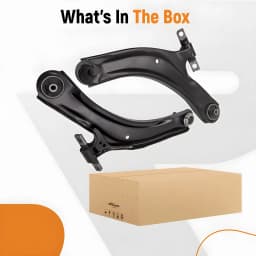 FRONT LOWER SUSPENSION WISHBONES ARMS PAIR LEFT RIGHT FOR NISSAN QASHQAI J10