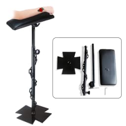 Arm Support Tattoo Stand Portable Tripod Arm Leg Rest Stand Height Adjustable for Tattoo Studios or Tattoo Equipment (68-100 cm)