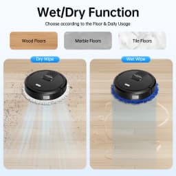 Automatic Mopping Robot Wet and Dry Mopping Machine Household Intelligent Sweeping Cleaner Rechargeable for Home