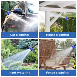 1000W 200Bar Cordless High Pressure Spray Gun Car Washer Washing Gun High Power Cleaning Machine Power Tool for Makita 21V