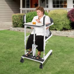 Patient Lift Transfer Chair,Hydraulic Lifting Wheelchair for Household,Hospital,Nursing Home,Adjustable Height,180° Split Seat
