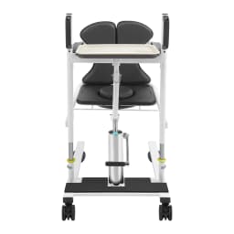 Patient Lift Transfer Chair,Hydraulic Lifting Wheelchair for Household,Hospital,Nursing Home,Adjustable Height,180° Split Seat