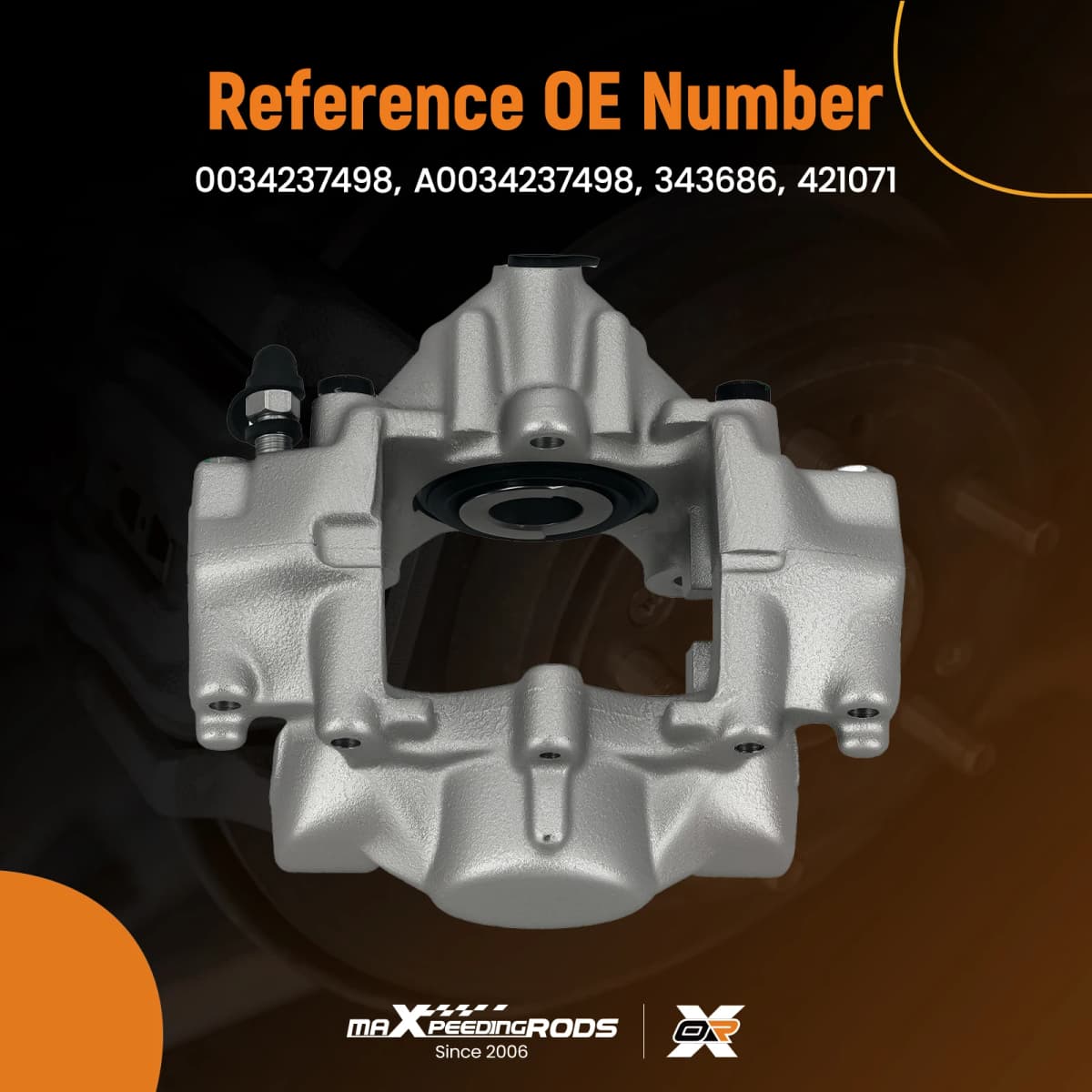 Fixed Disc Brake Caliper Rear Left for Mercedes-Benz C-Class W203 A0034237498