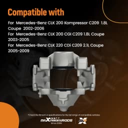 Fixed Disc Brake Caliper Rear Left for Mercedes-Benz C-Class W203 A0034237498
