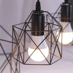 3-Light Industrial Ceiling Lamp Vintage E27 Ceiling Light with Iron Cage Lampshade for Living Room Dining Table Kitchen Pendant