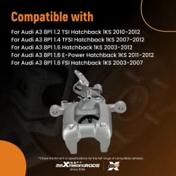 Rear Right Brake Caliper for Skoda Superb 2 Yeti VW Golf 6 Audi A3 8P 19-6385