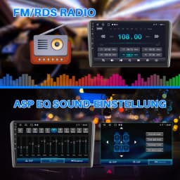 ESSGOO 9" Android15 GPS Nav For Audi A3 8V S3 8P RS3 2003-2013 Car Stereo Radio Wireless Carplay Android Auto WIFI FM BT SWC RDS