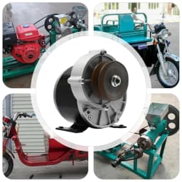 BYMAOCAR Independent Gear Reduction Motor, 250W 2750RPM Powerful Motor w/ Belt Pulley NEW