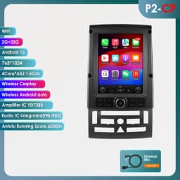 2din Android Car Radio for Peugeot 407 2004 - 2011 6115 GPS Car Intelligent 360Cam Wireless Carplay 9.7inch Vertical Screen WIFI