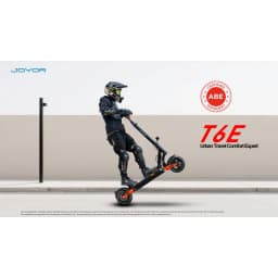 JOYOR T6E Scooter Electric with ABE Certification Double Disc Brake Scooter W/ Front and Rear Turn Signals E-Scooter