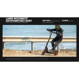 JOYOR T6E Scooter Electric with ABE Certification Double Disc Brake Scooter W/ Front and Rear Turn Signals E-Scooter